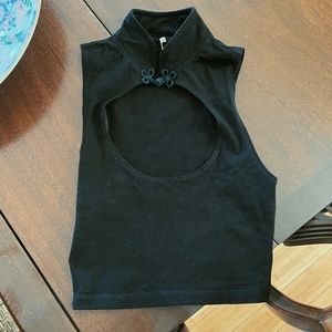 ARE YOU AM I Imala Top in Black - Size XS